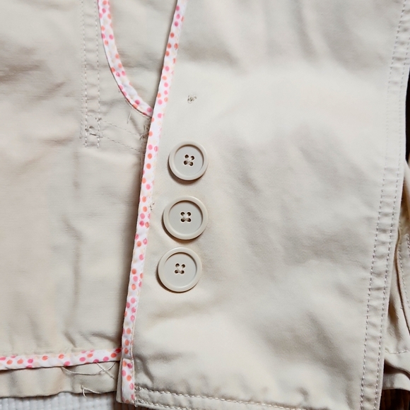 Gap Beige Short Trenchcoat jacket with belt Size-Small - Picture 4 of 6